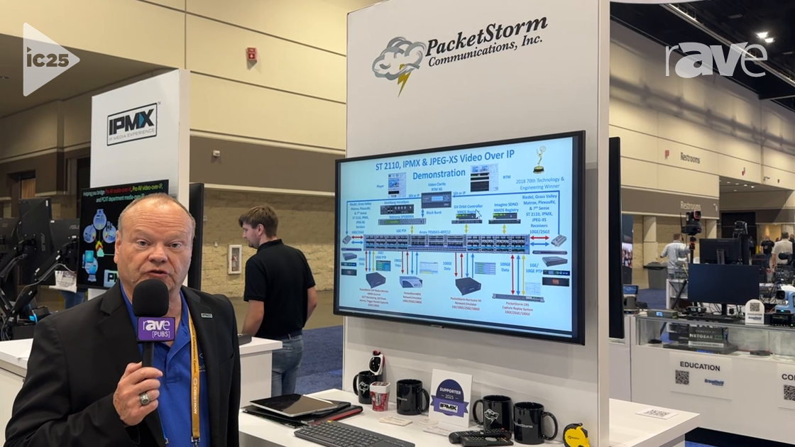InfoComm 2025: PacketStorm Shows ST 2110, IMPX Testing & Monitoring Solutions at AIMS Alliance Booth