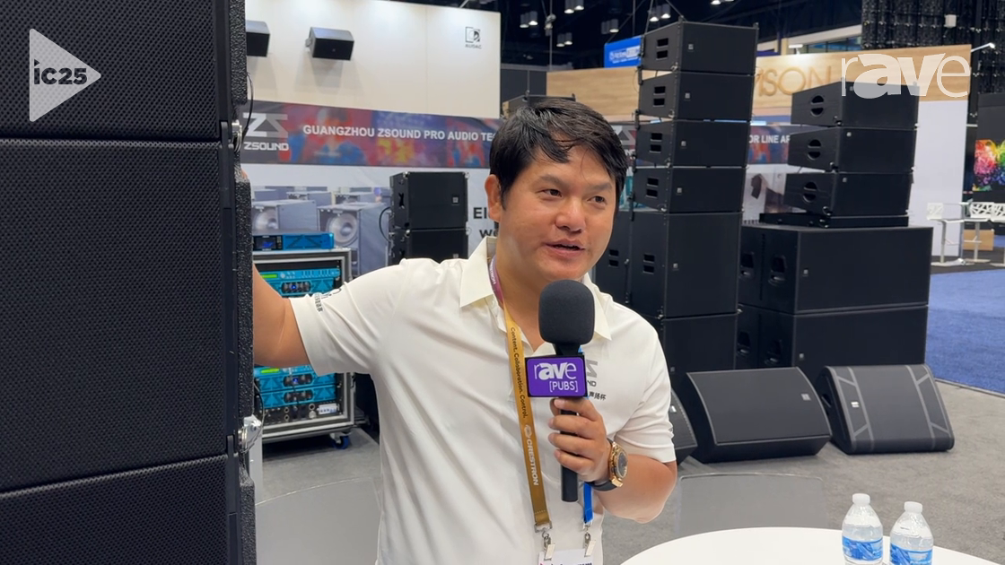 InfoComm 2025: ZSOUND Intros LC10 Active Line Array Speaker