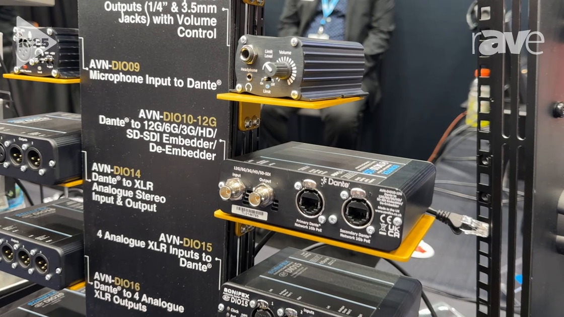 InfoComm 2025: Sonifex Highlights AVN-DIO10-12G Dante Embedder/Dembedder with 12G Upgrade