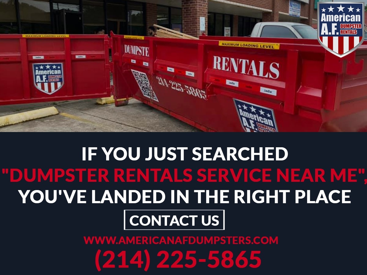 Roll off Dumpster Service Near Me Dallas