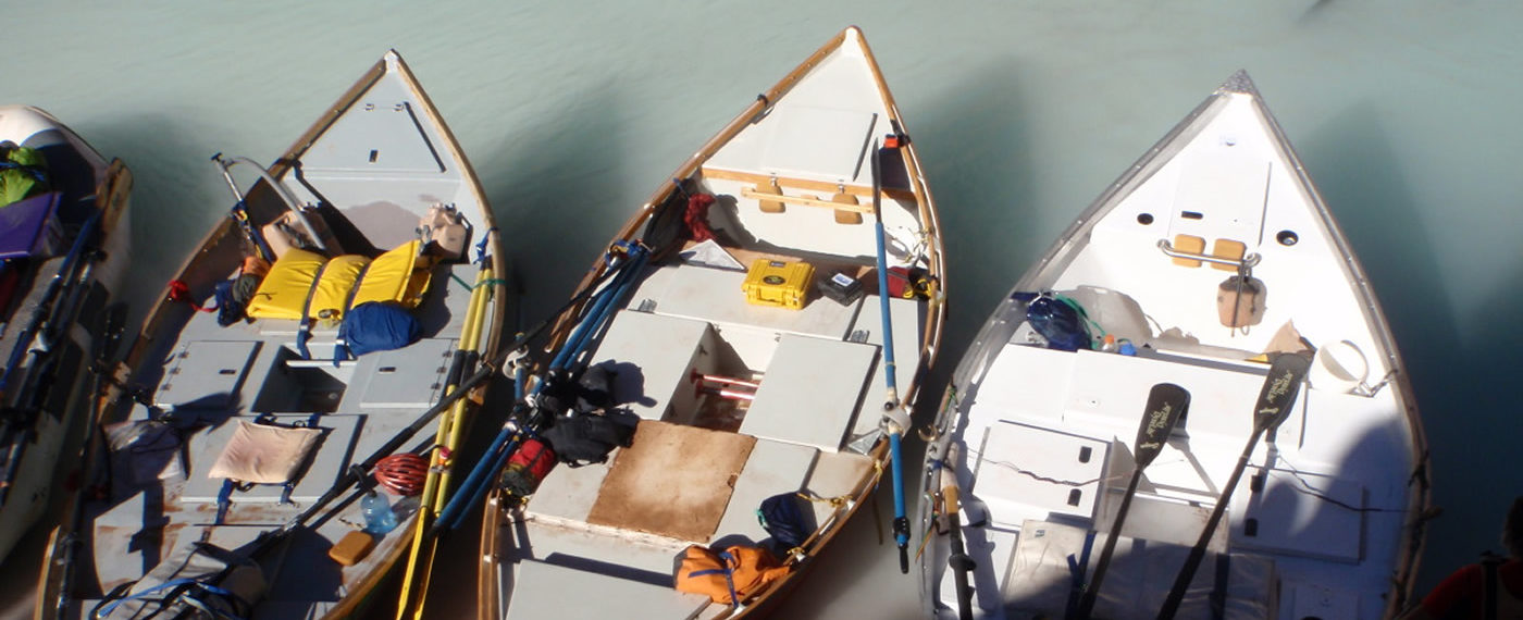 Dories at Havasu Falls. | Erin Bragg