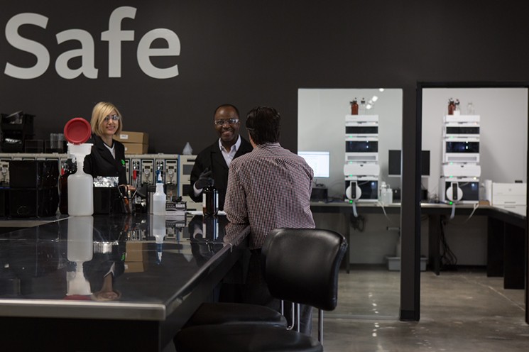 The Cannasafe main laboratory. Photo by Upstate Headshots