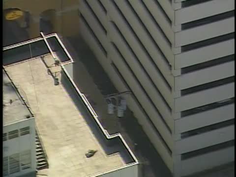 thumbnail of 
     1) Aerial of garage collapse, 2) Bill signing 3). Broll-Atlantic City, 3)
    Troops training, 4) meetings 
  ; [Casino footage]