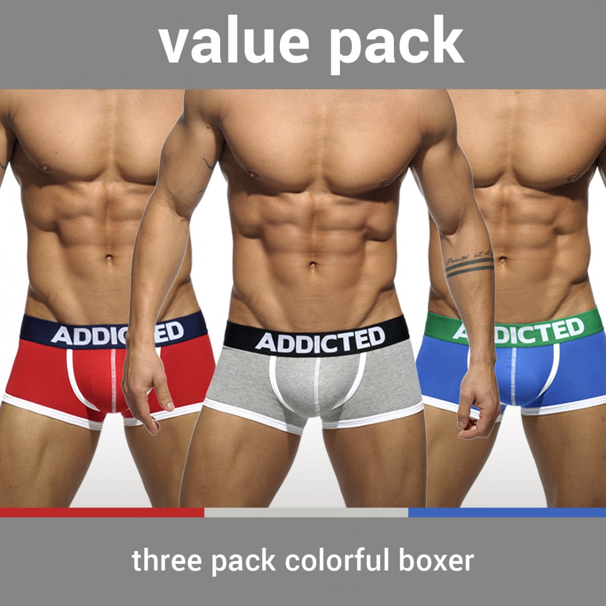 THREE PACK BASIC BOXER
