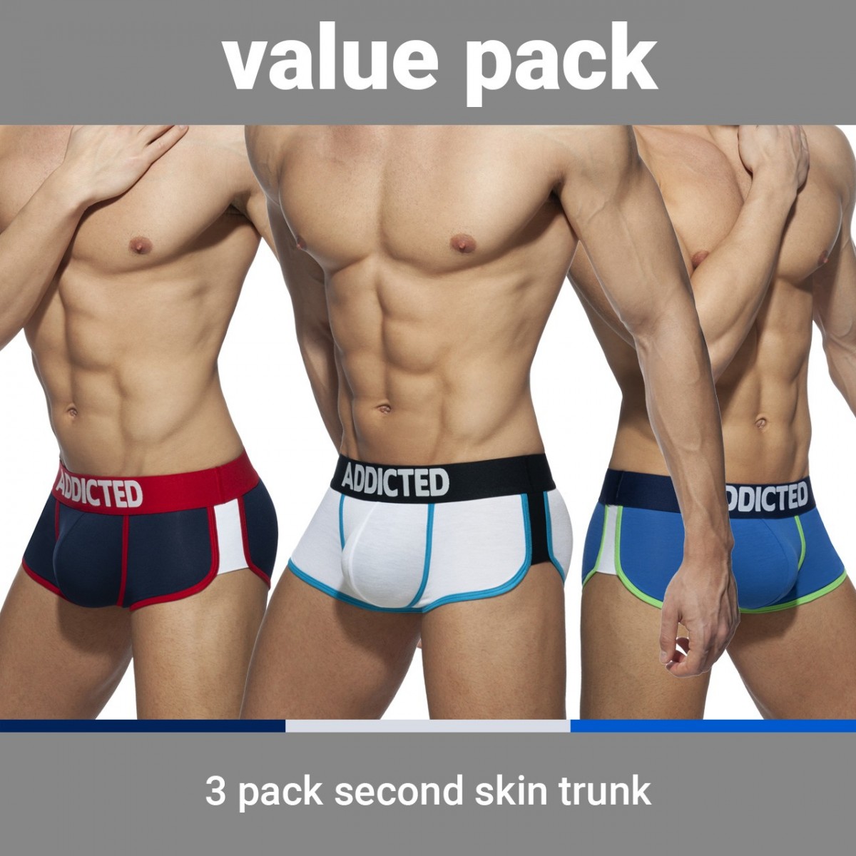 SECOND SKIN 3 PACK TRUNK