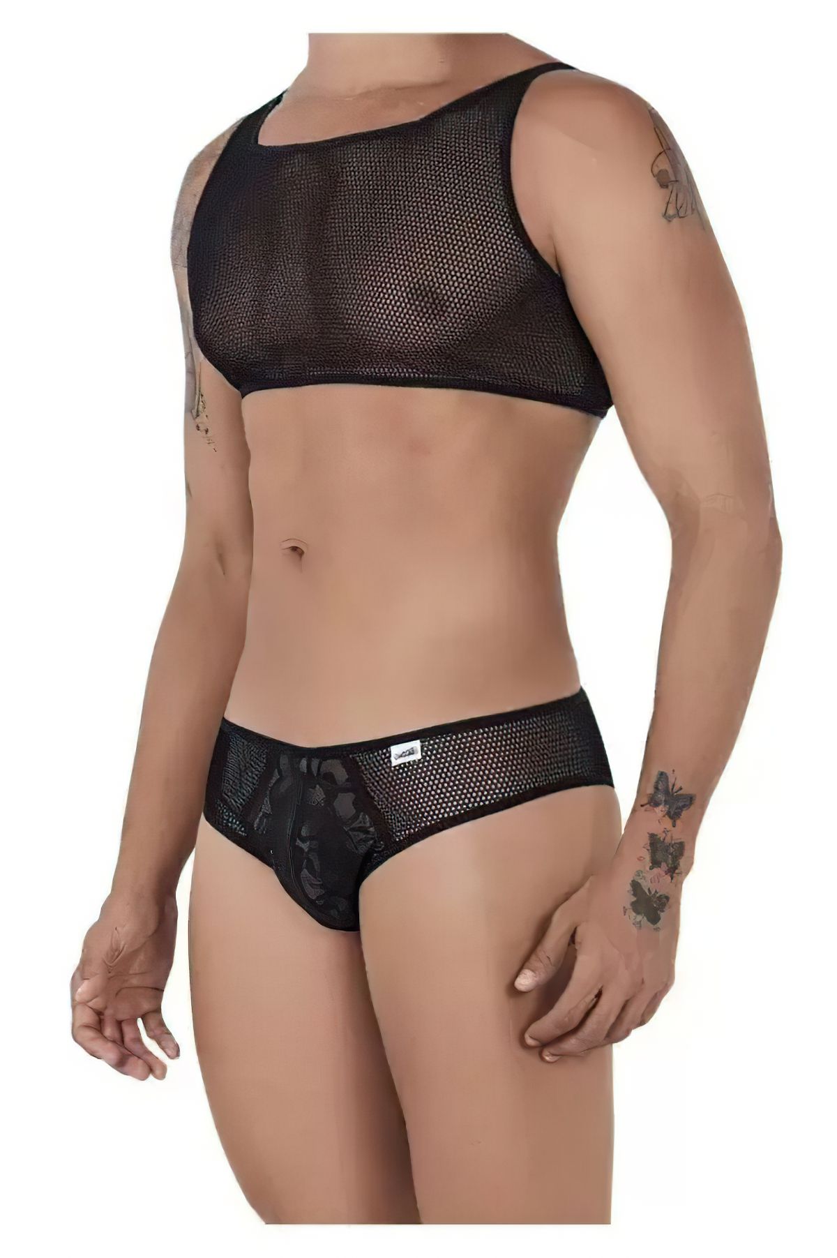 CandyMan Mesh Top and Bikini Set - Image 3