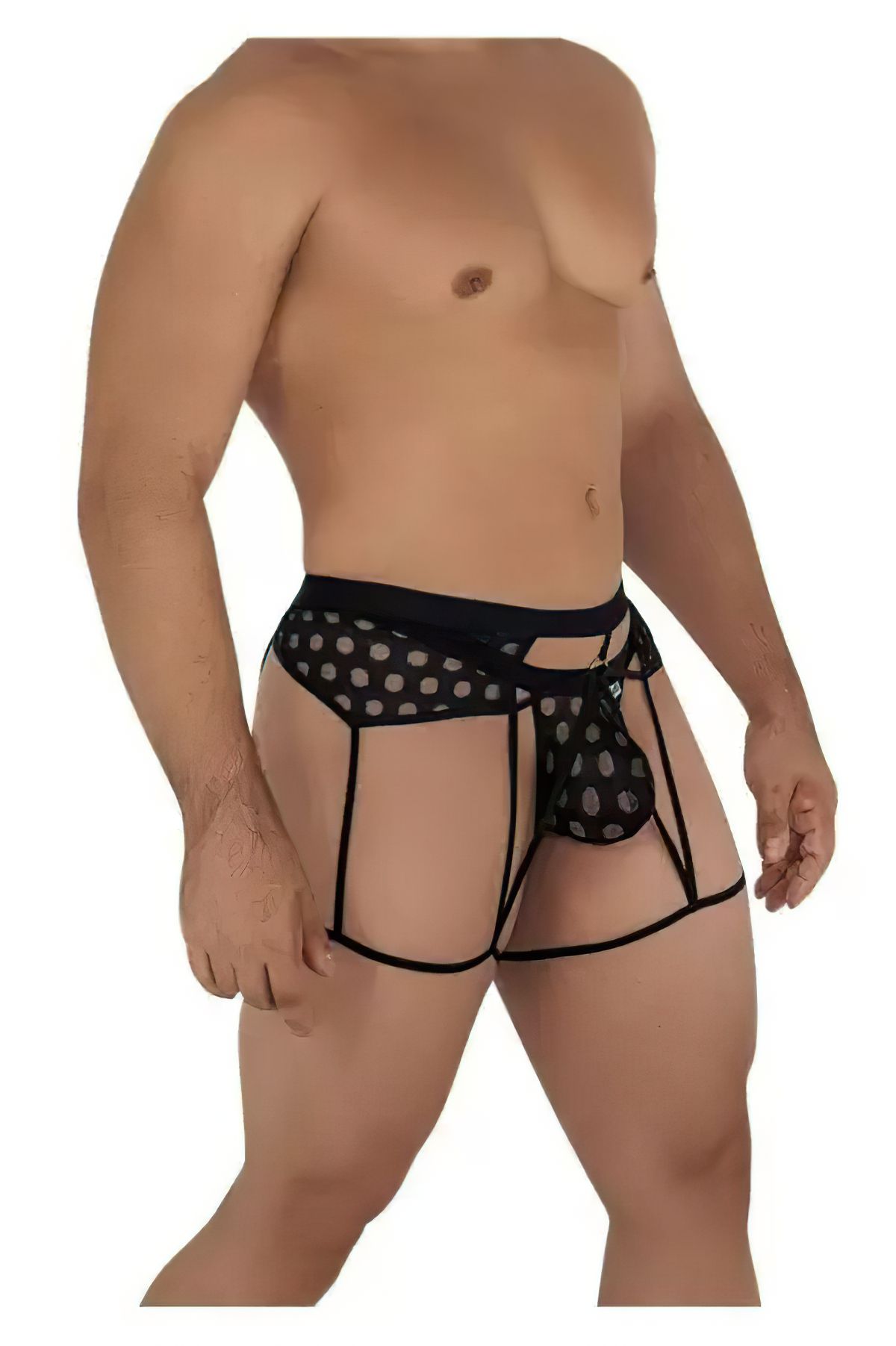 CandyMan Mesh Garter Jockstrap - Image 3
