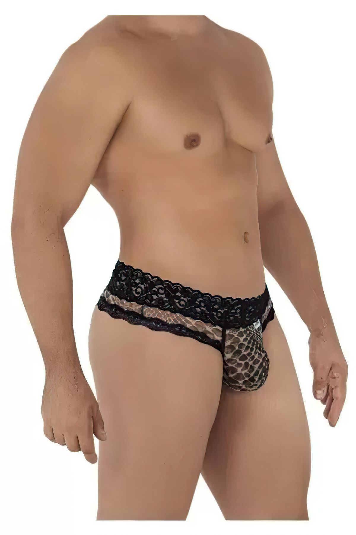 CandyMan Mesh-Lace Thongs - Image 3