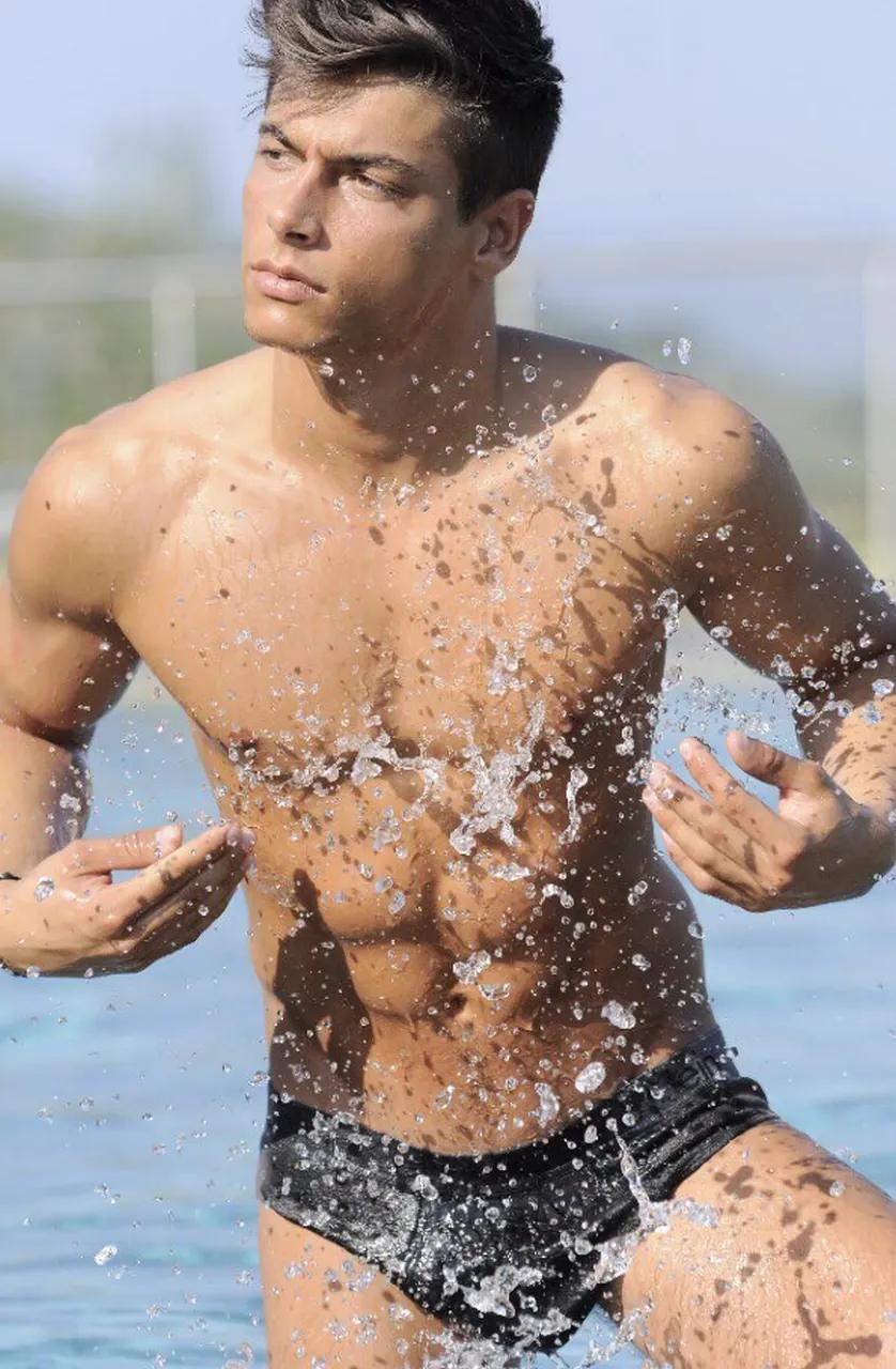 Packing Heat: Muscle Bulge Underwear Exposed