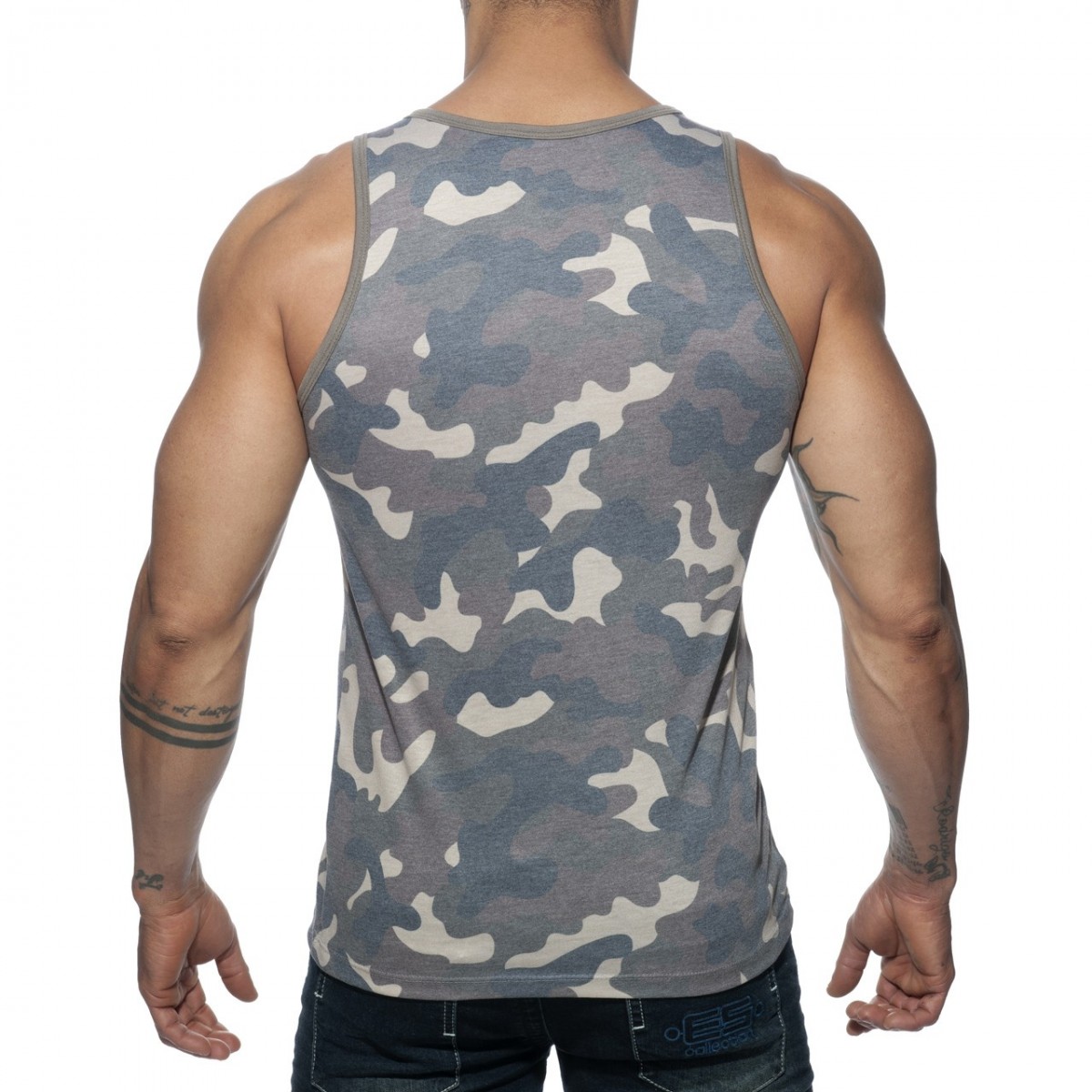 WASHED CAMO TANK TOP