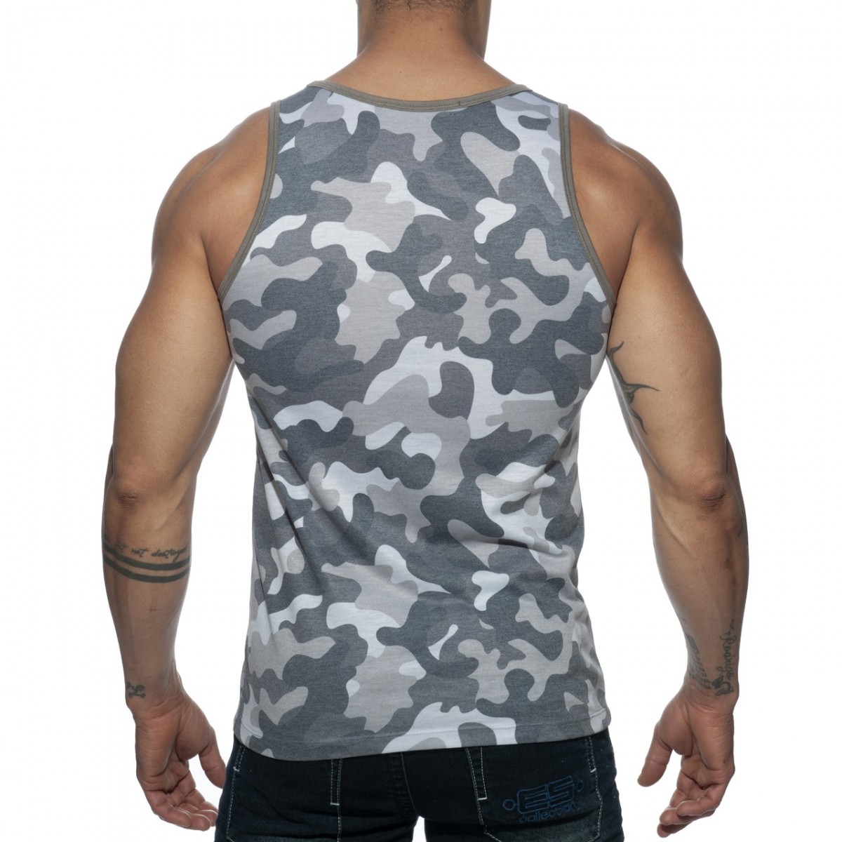 WASHED CAMO TANK TOP
