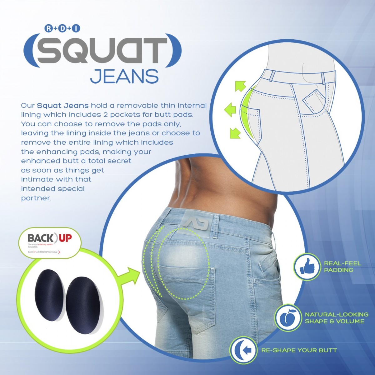 SQUAT SHORT JEANS
