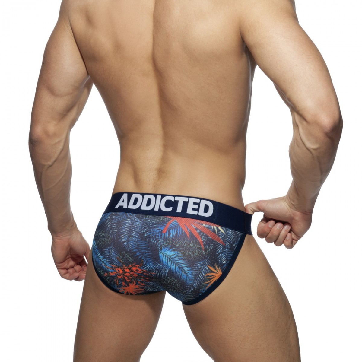 3 PACK TROPICAL MESH BIKINI PUSH UP