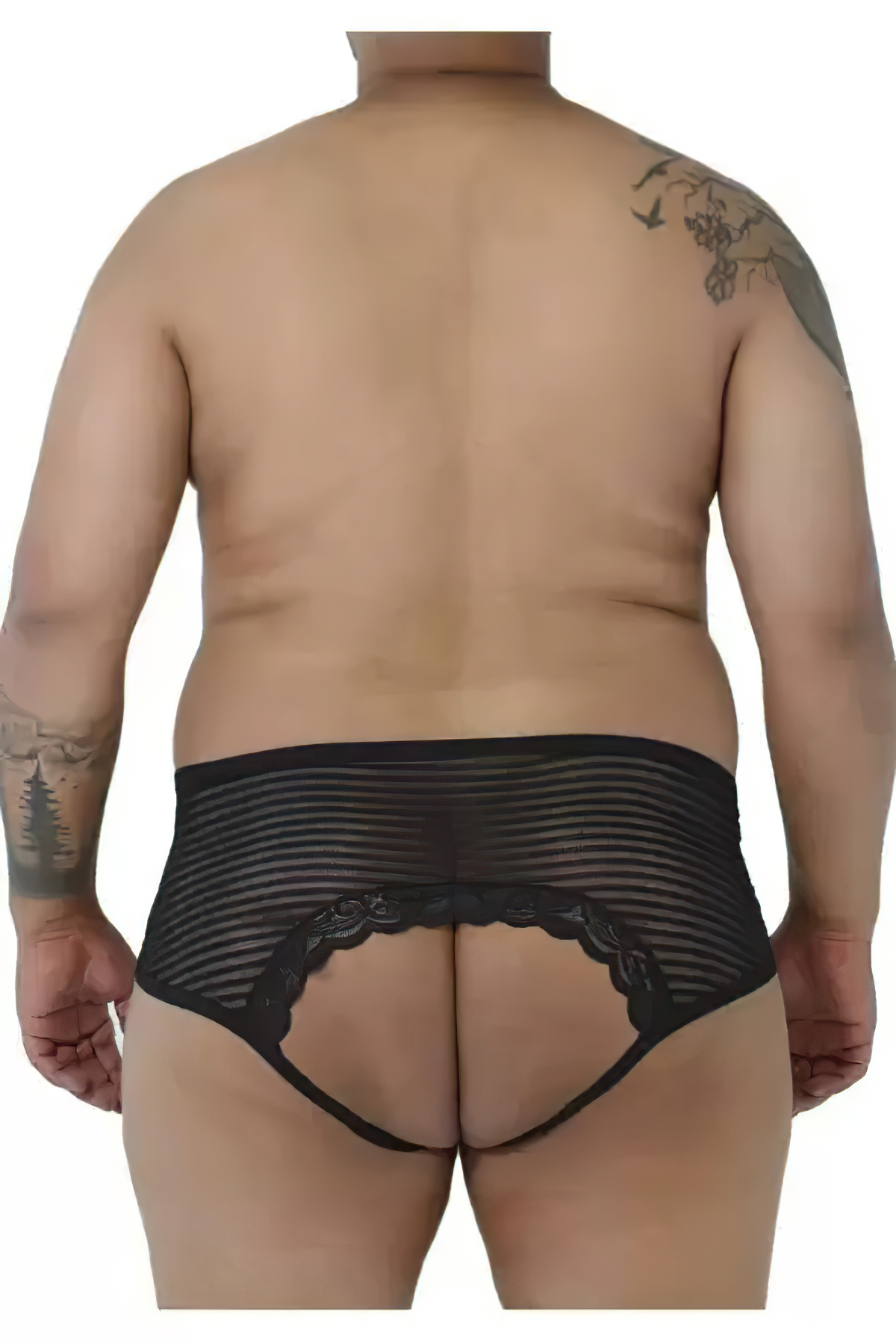 CandyMan X Lace-Mesh Jockstrap