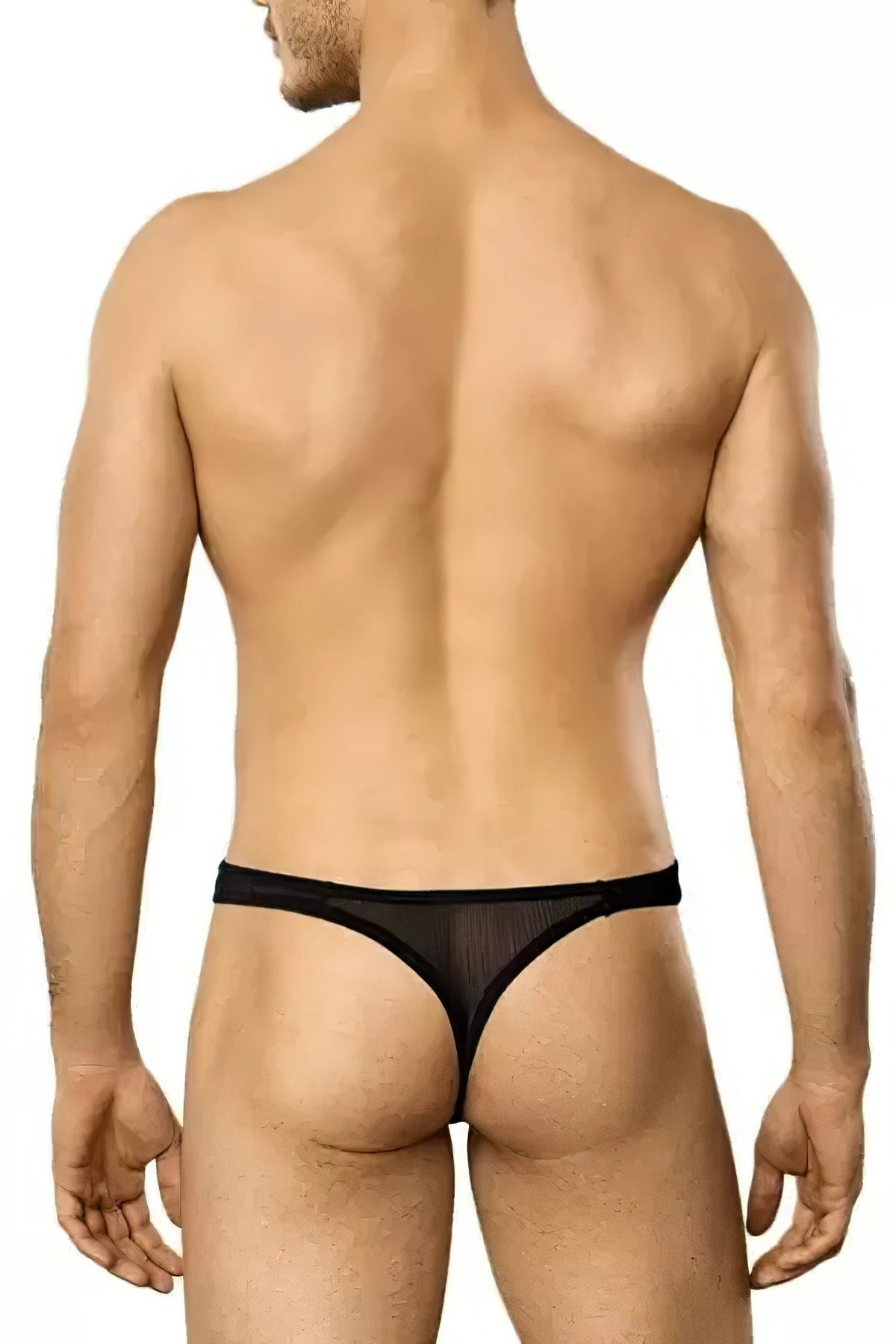 Doreanse -BLK Shimmering Sheer Thong