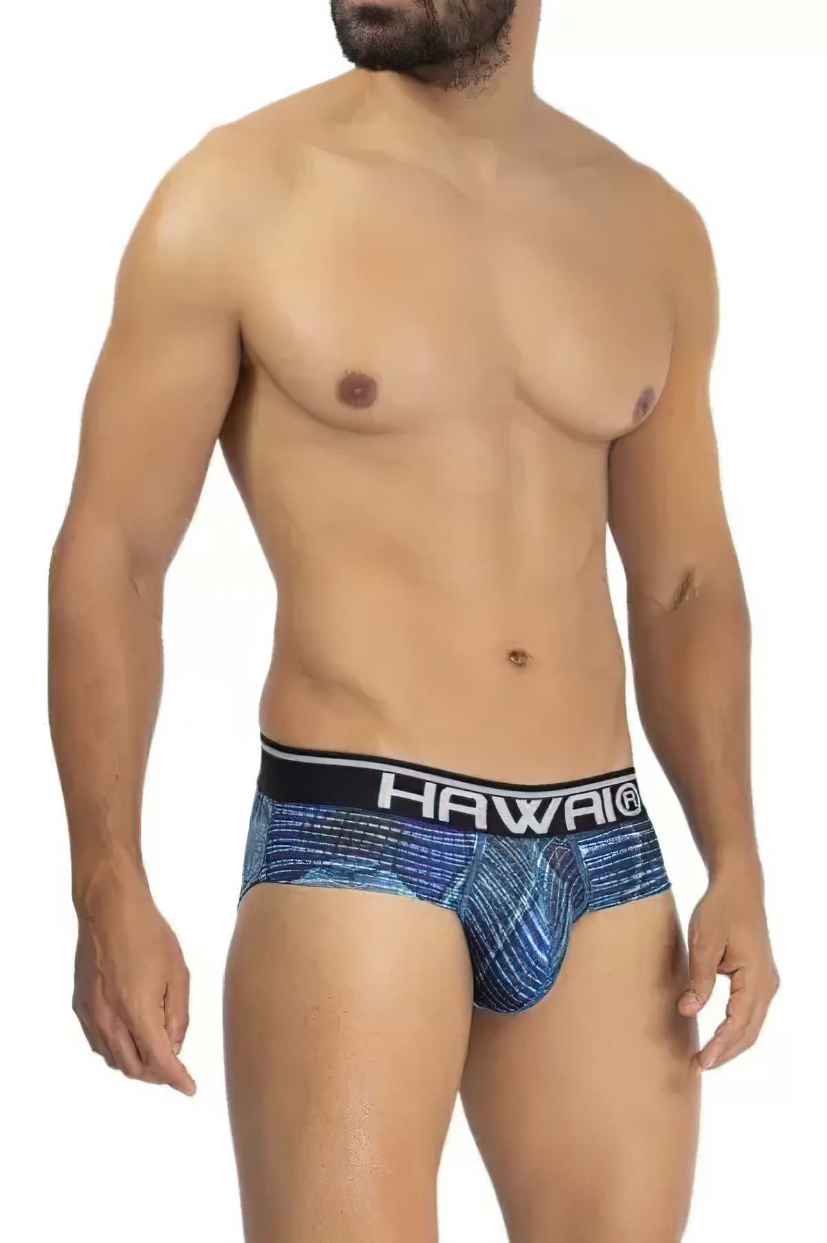 HAWAI Printed Microfiber Hip Briefs