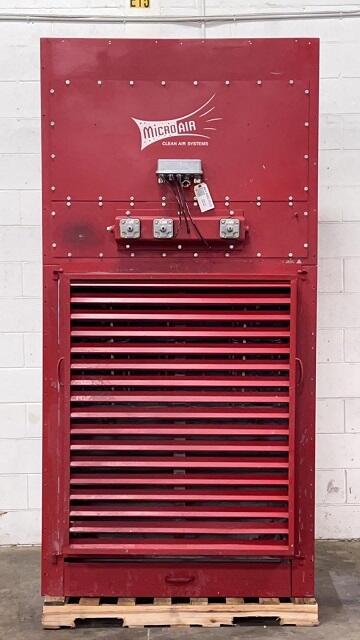 4,500 cfm Micro-Air CAB8-881 Booth & Backdraft Dust Collector AM22525 ...