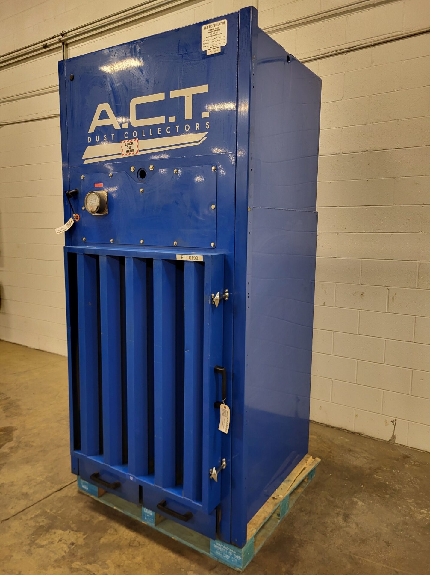 5,400 cfm ACT Action Booth & Backdraft Dust Collector AM23895 - AM ...