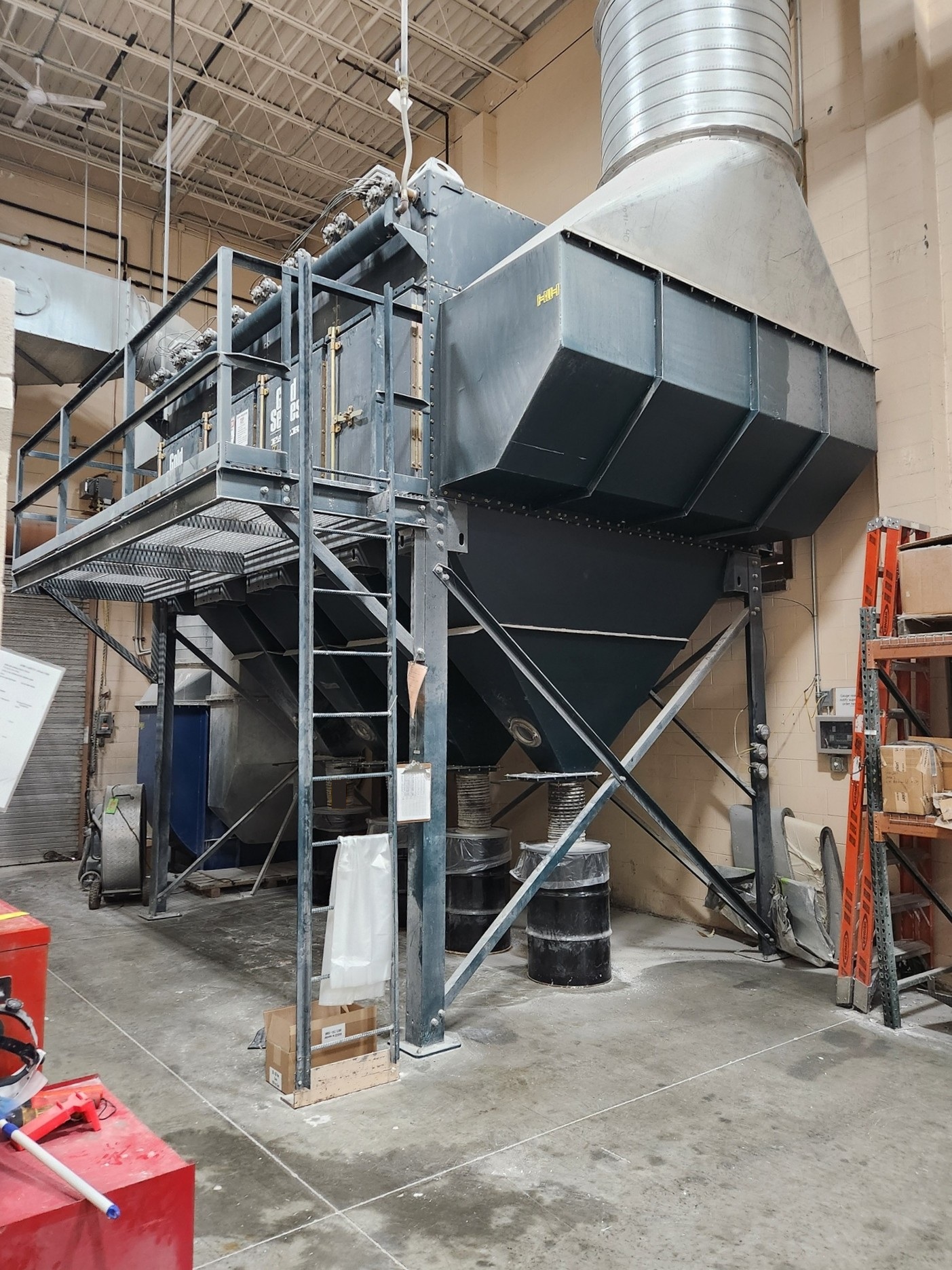 45,000 cfm Camfil Farr GS-48 Cartridge Dust Collector AM24191 - AM ...
