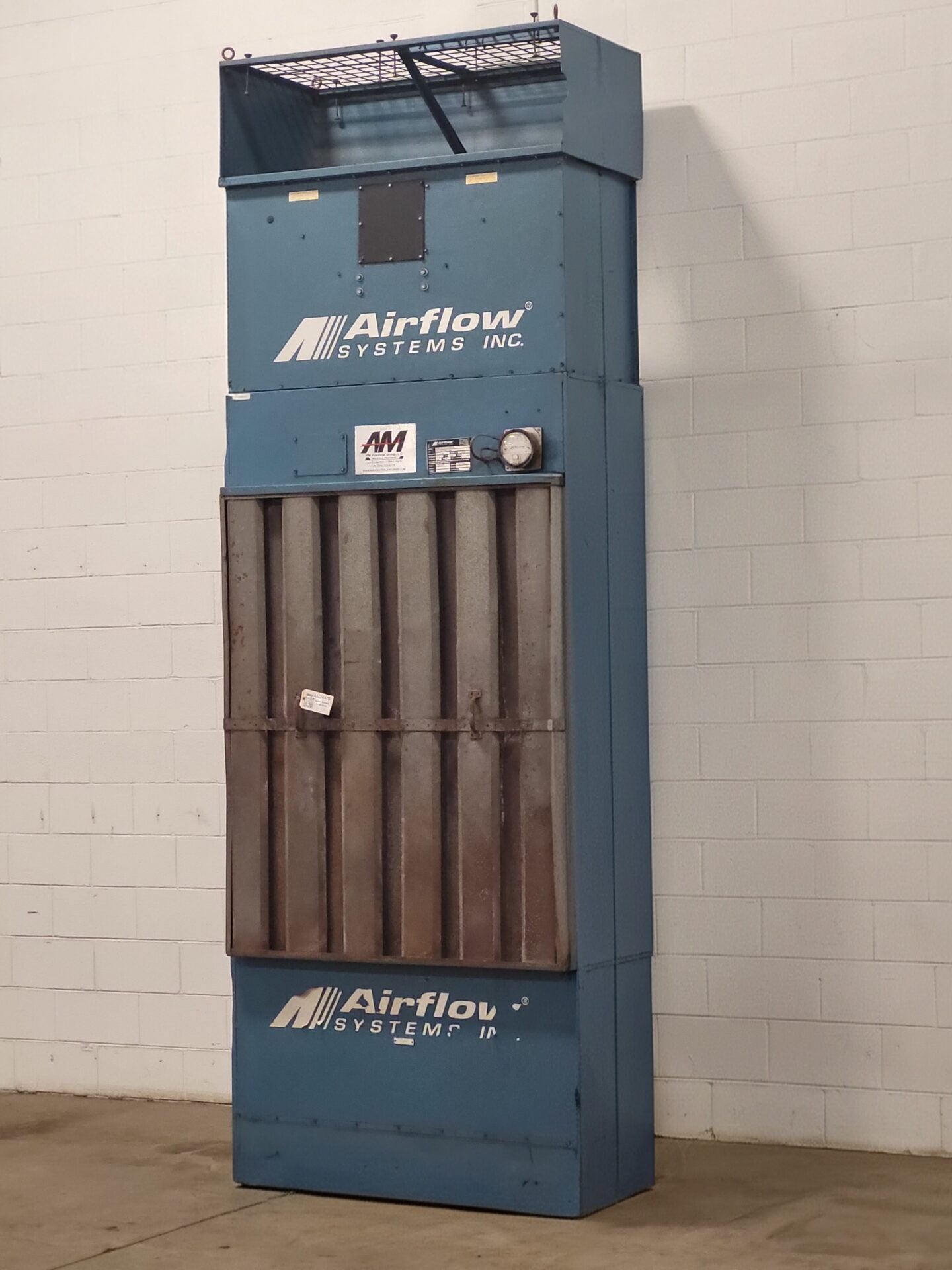 4,500 cfm Airflow Systems Power Booth & Backdraft Dust Collector ...