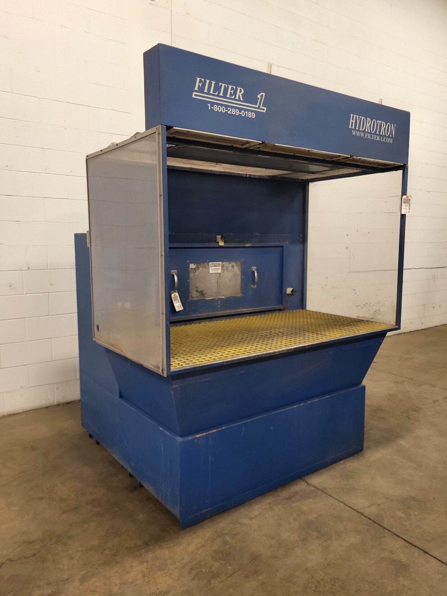 4,500 cfm Filter-1 HydroTron DHYD-1-45-7.5 Wet Type Dust Collector ...