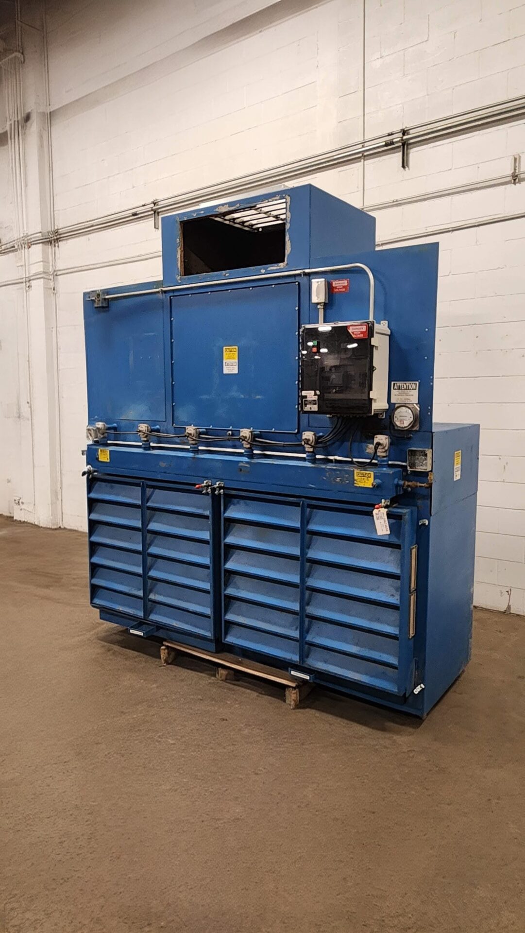 8,000 cfm Filter-1 DC-8 Booth & Backdraft Dust Collector AM24656 - AM ...