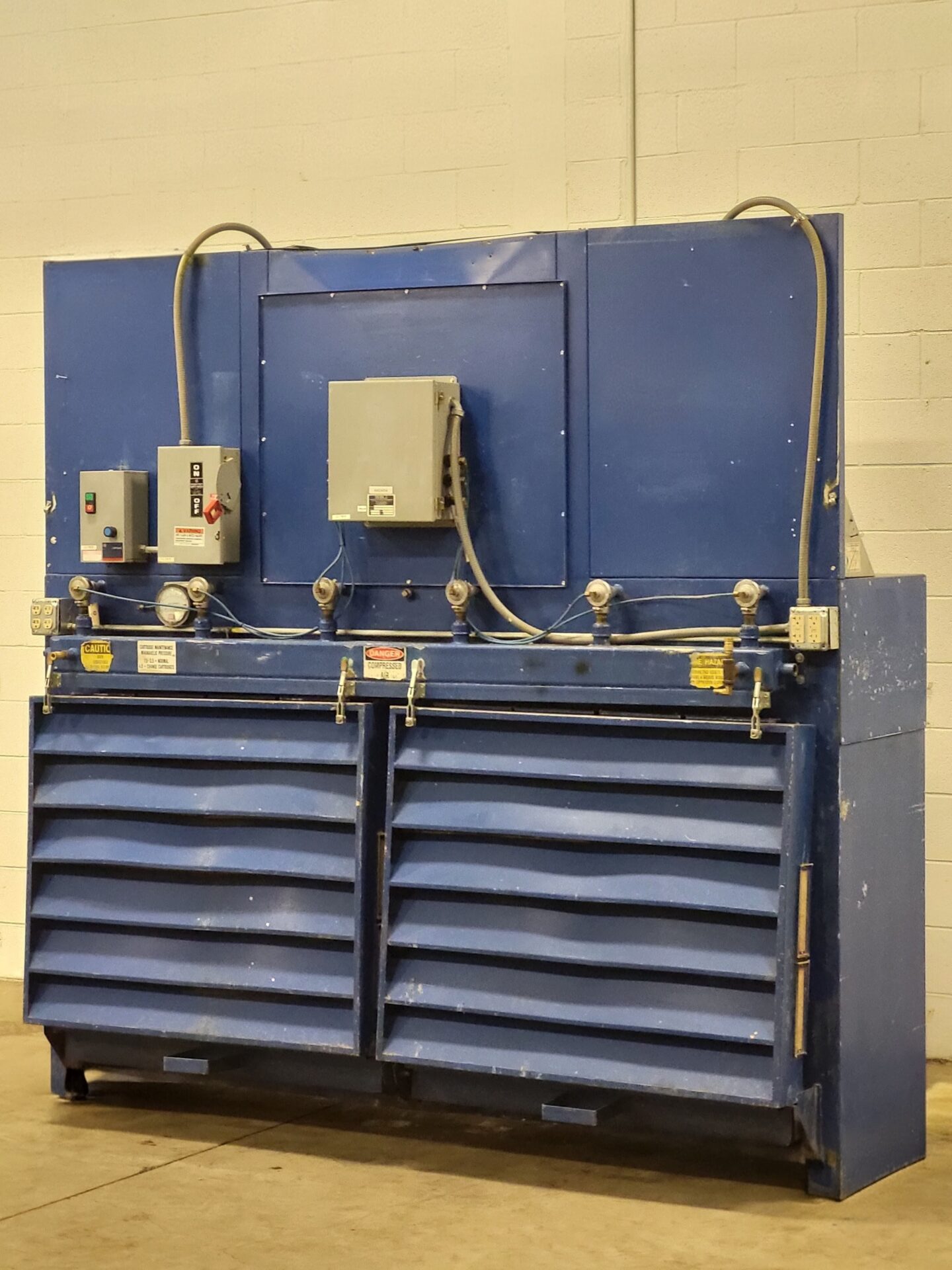 8,000 cfm Filter-1 DC-8 Booth & Backdraft Dust Collector AM24654 - AM ...