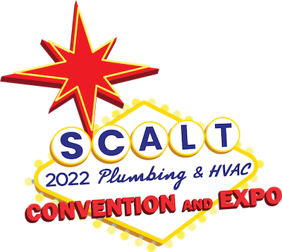 Red and Yellow SCALT Convention logo with Star and lights