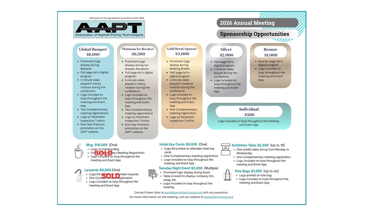 2026 Sponsorship Flyer