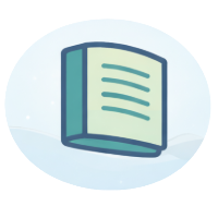 Open book icon representing professional development education and learning opportunities