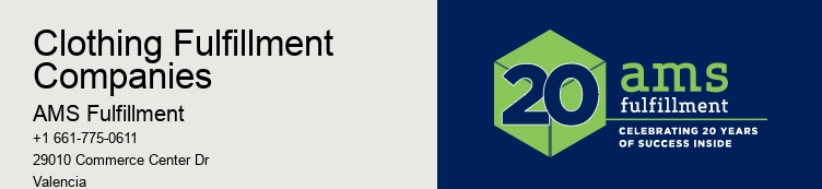 Clothing Fulfillment Companies