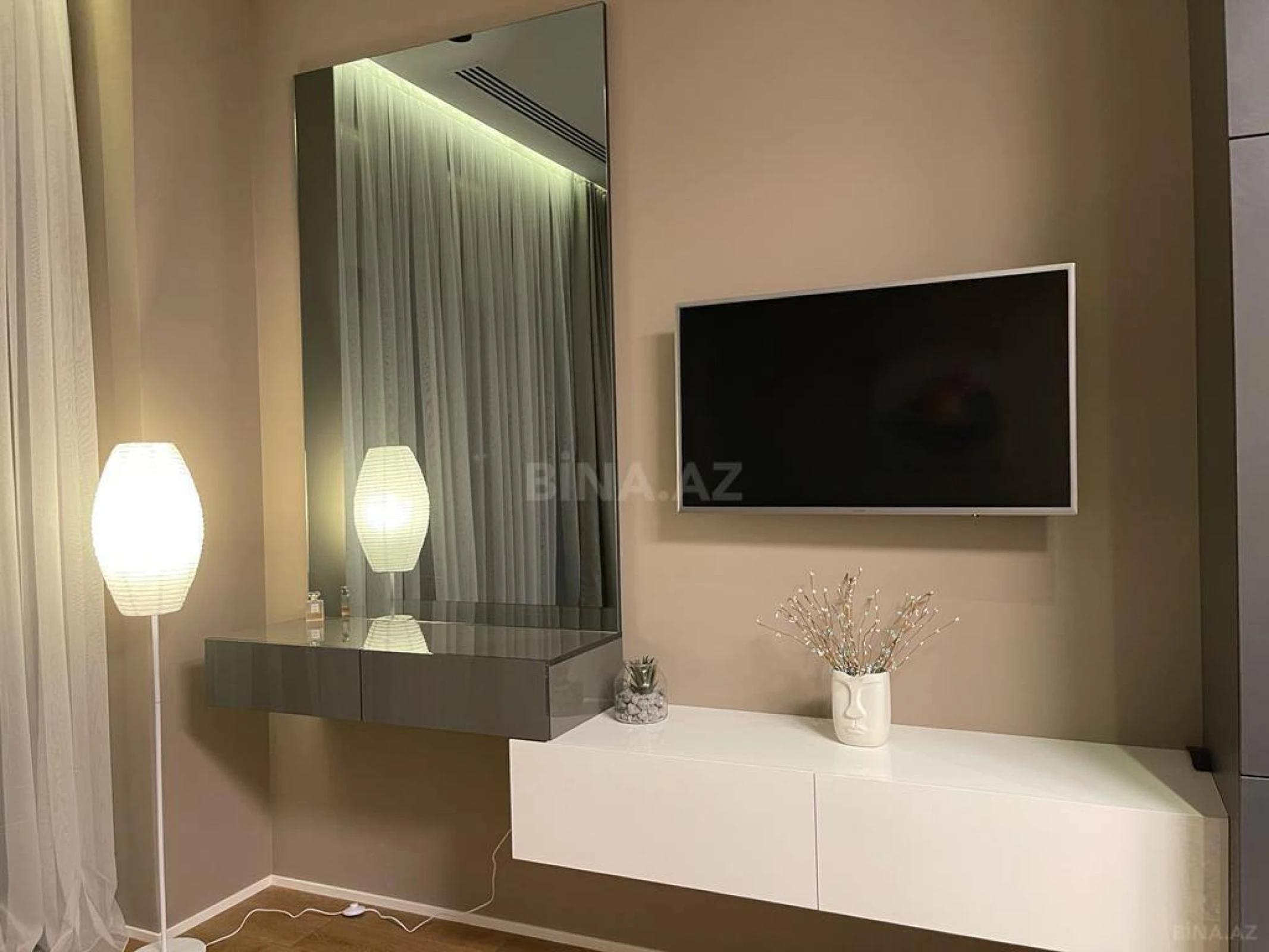 Kirayə verilir 1 otaqlı mənzil 45 m²