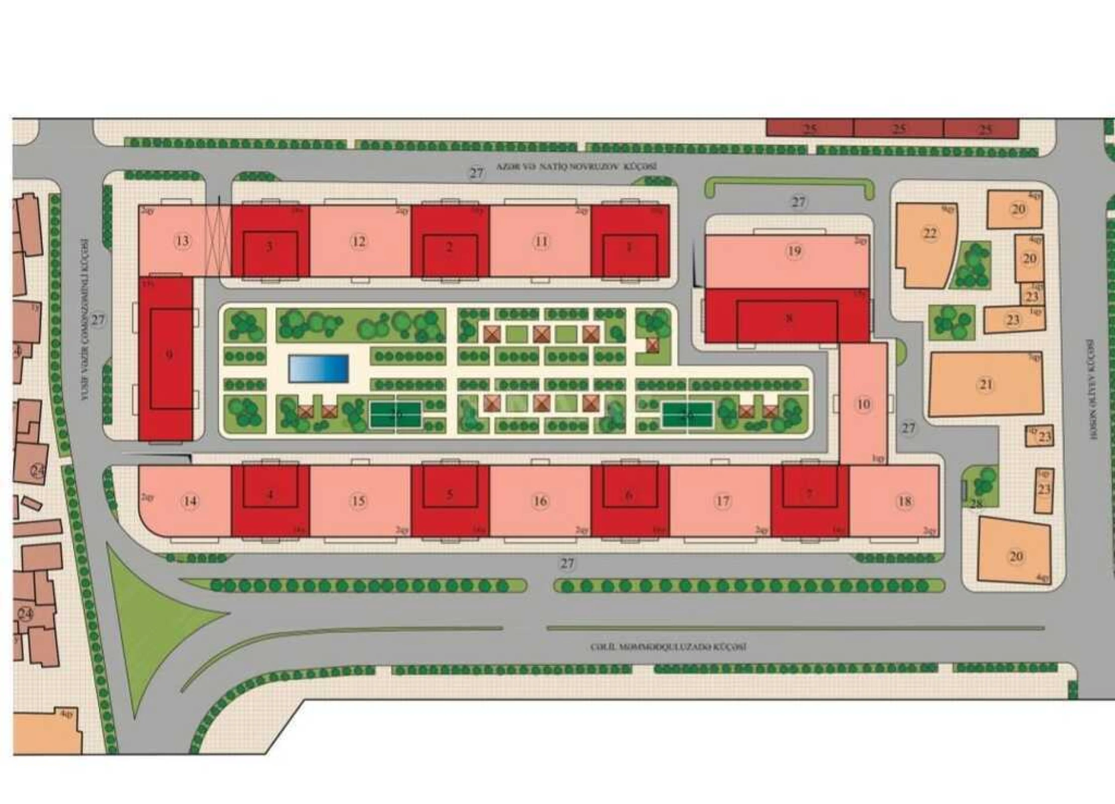 Satılır 2 otaqlı mənzil 89.7 m²