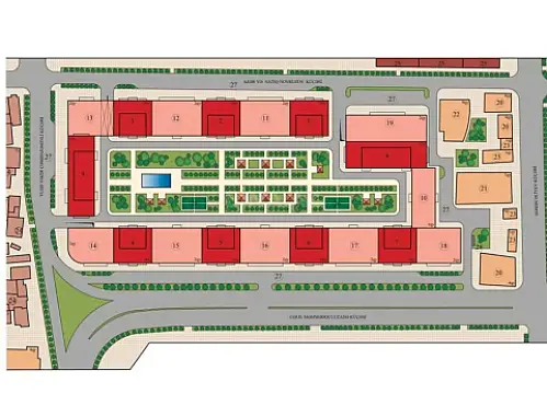 Satılır 2 otaqlı mənzil 89.7 m²