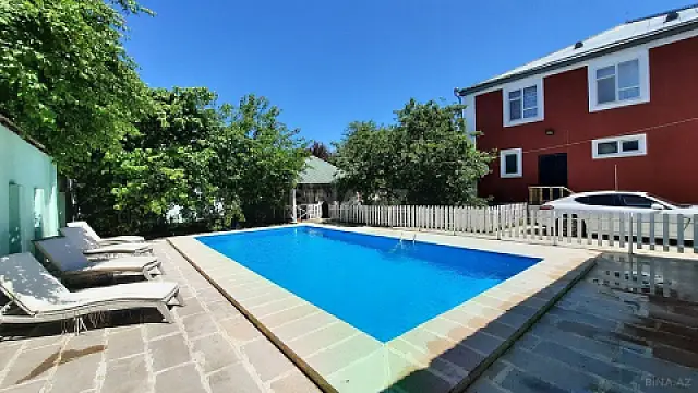 Kirayə verilir 8 otaqlı həyət evi 420 m² — Qusar 8 otaq 420.00 m²