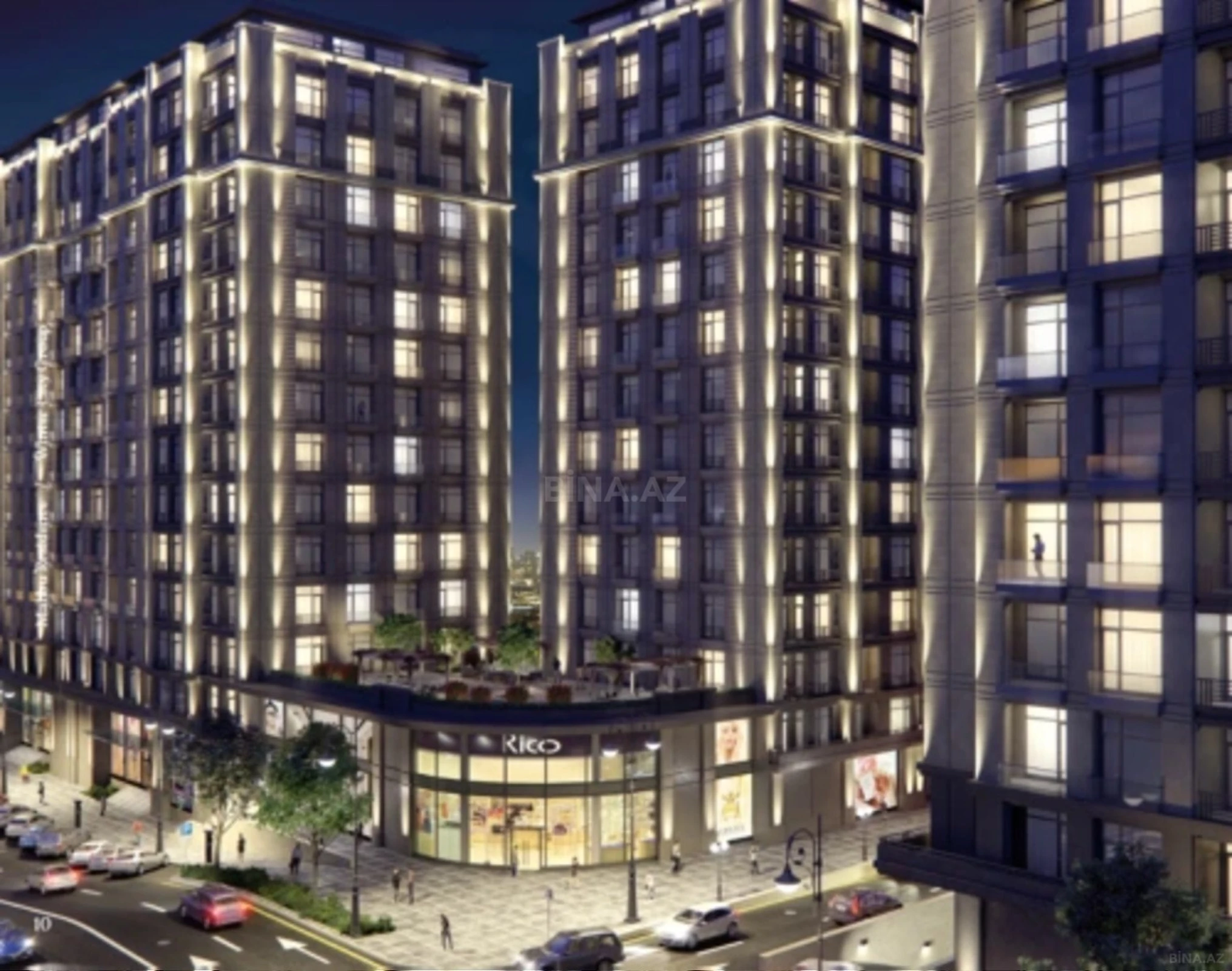 Satılır 4 otaqlı mənzil 163.8 m²