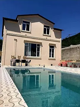 Satılır 6 otaqlı həyət evi 180 m² — Qəbələ 6 otaq 180.00 m²