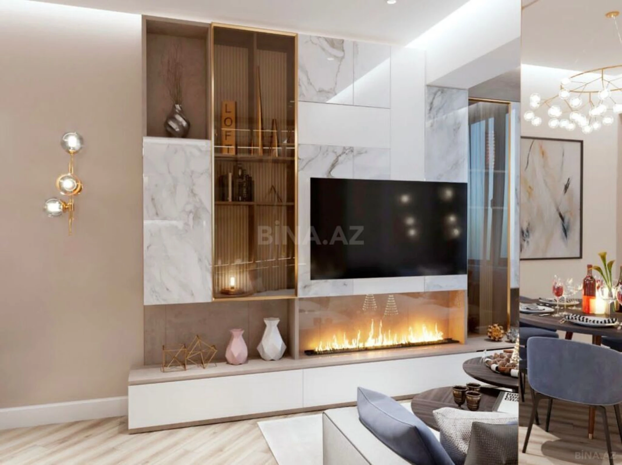 Satılır 3 otaqlı mənzil 118 m²