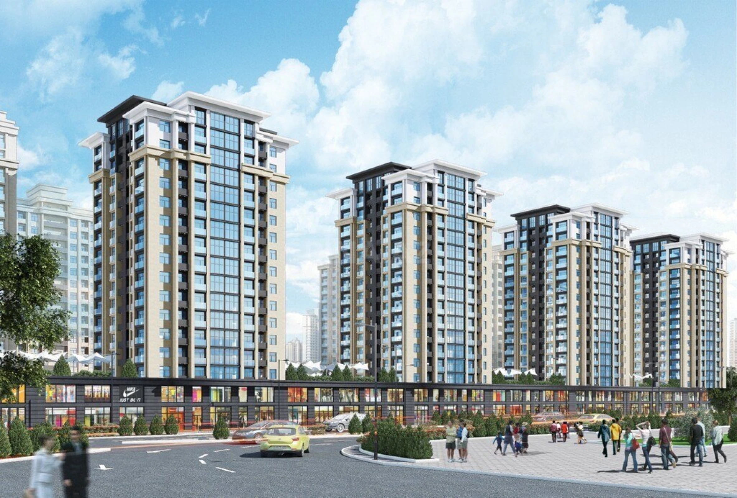 Satılır 1 otaqlı mənzil 50.5 m²