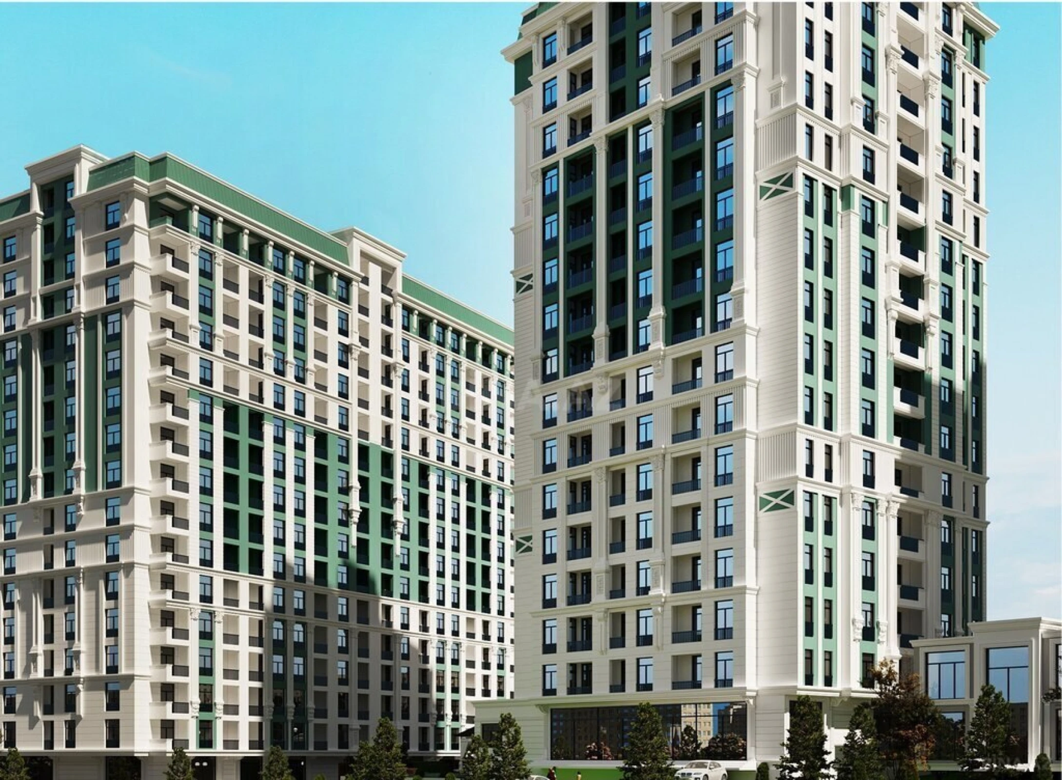 Satılır 4 otaqlı mənzil 180 m²