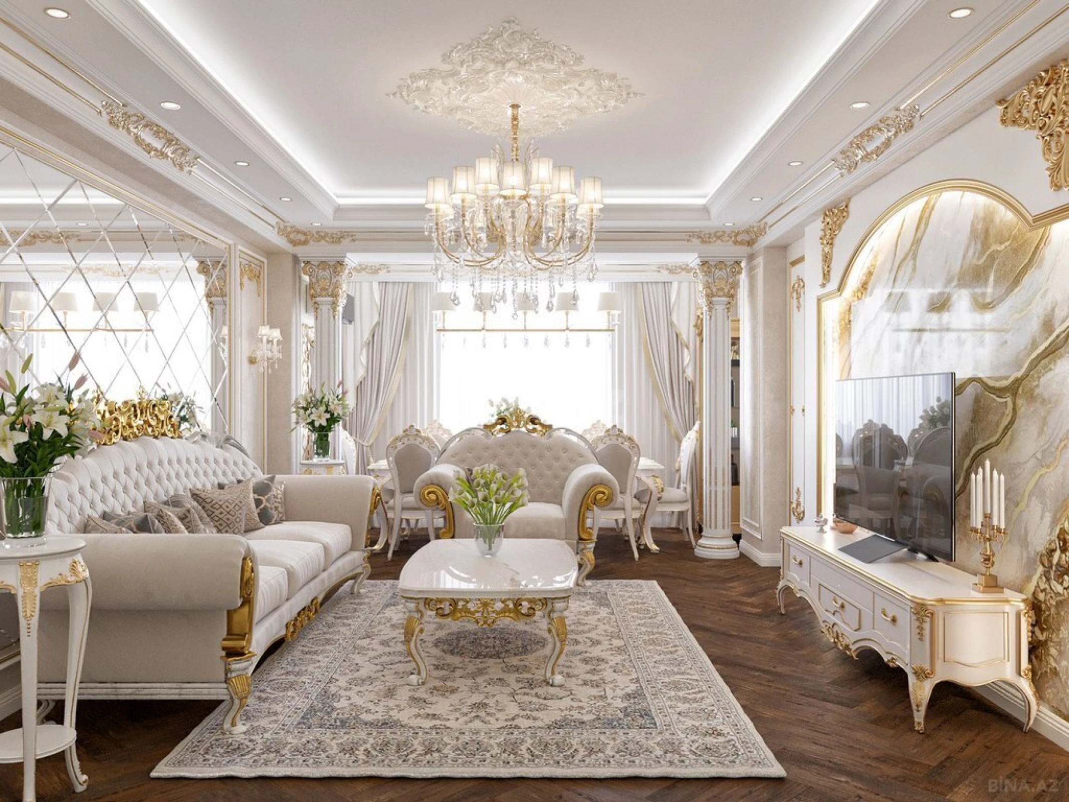 Satılır 3 otaqlı mənzil 137 m²