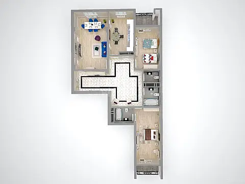 Satılır 3 otaqlı mənzil 165 m²