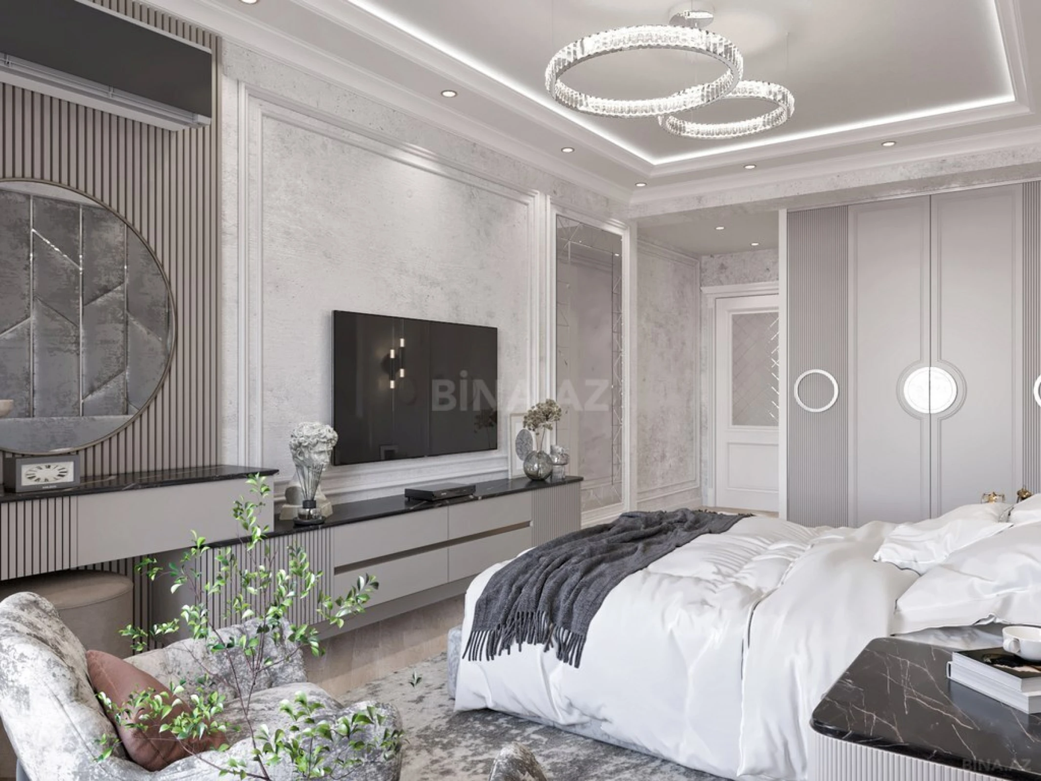 Satılır 3 otaqlı mənzil 165 m²