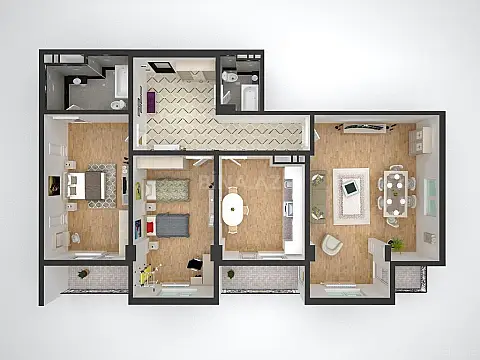 Satılır 3 otaqlı mənzil 153 m²