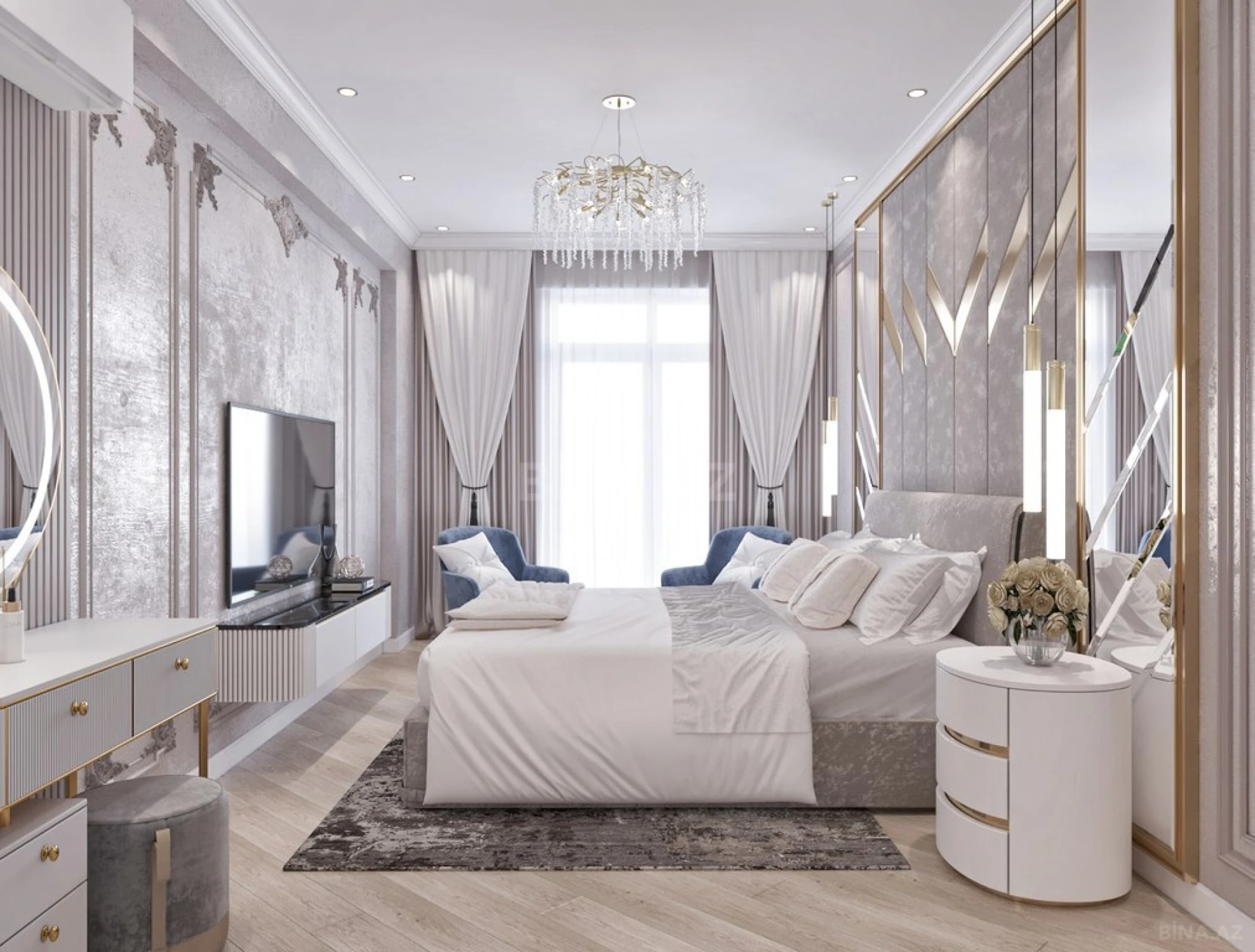 Satılır 3 otaqlı mənzil 153 m²