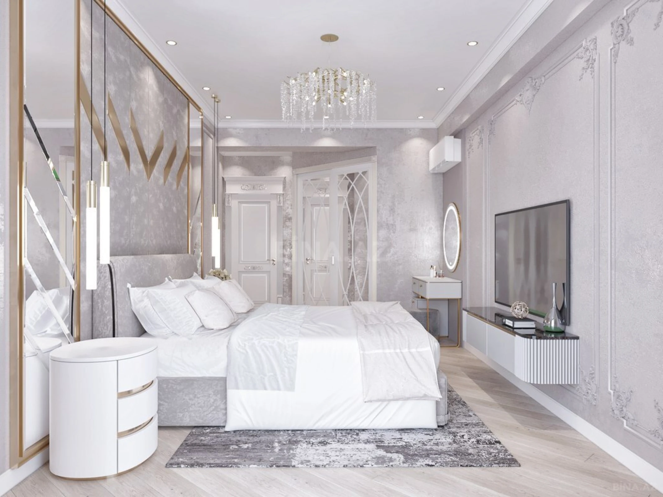 Satılır 3 otaqlı mənzil 153 m²