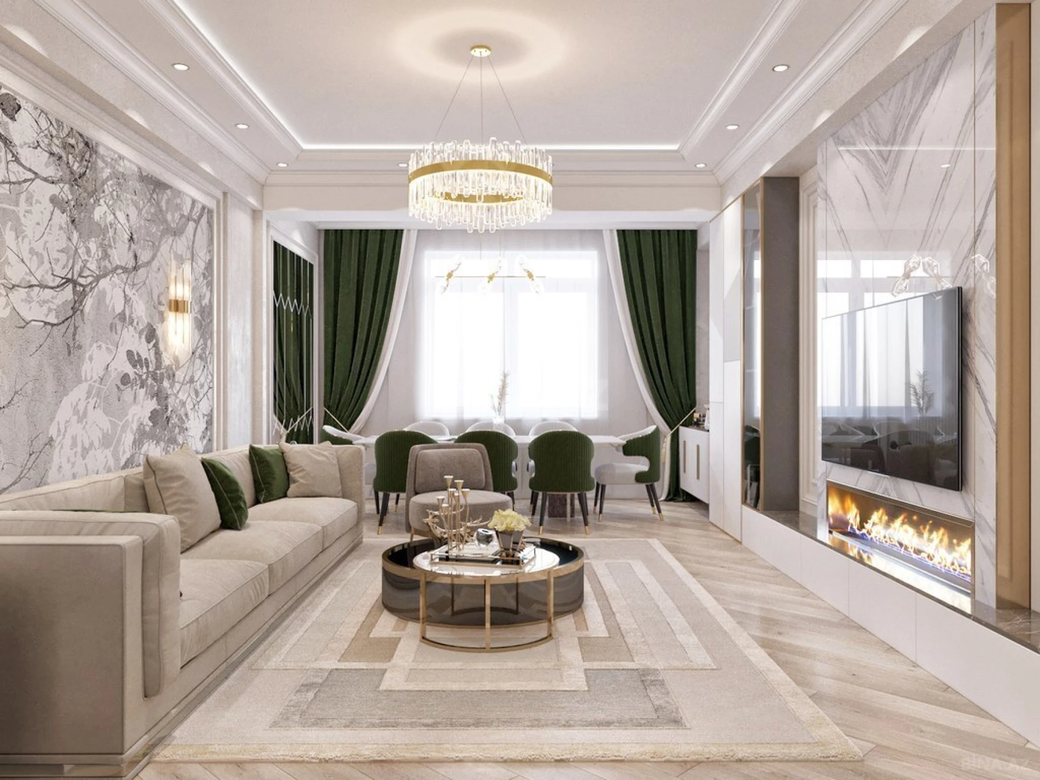 Satılır 3 otaqlı mənzil 153 m²