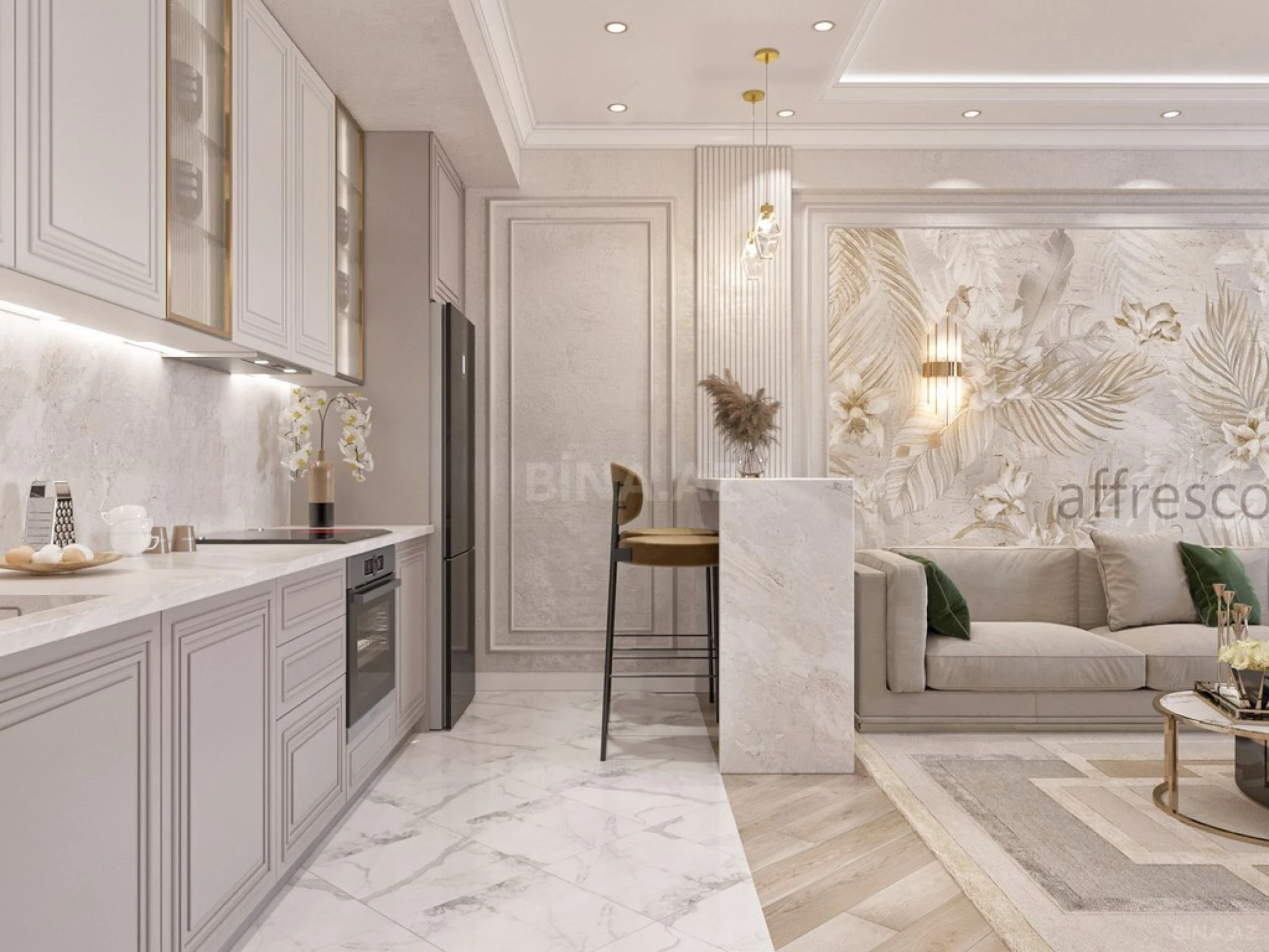 Satılır 3 otaqlı mənzil 153 m²