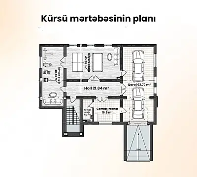 Satılır 6 otaqlı həyət evi 640 m²