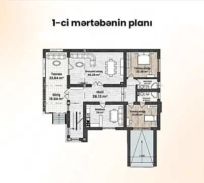 Satılır 6 otaqlı həyət evi 640 m²